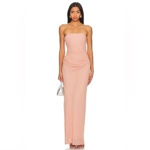 Revolve x NBD Nara Gown in Blush Pink